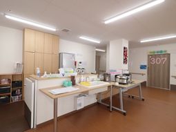 機能的なキッチンスペース