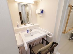 バリアフリー対応洗面台