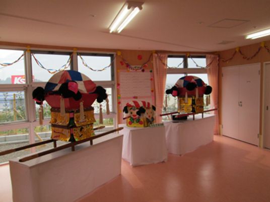 飾り付けの部屋