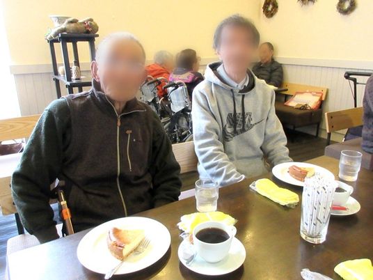 コーヒータイムの様子  