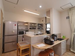 整備されたキッチンスペース