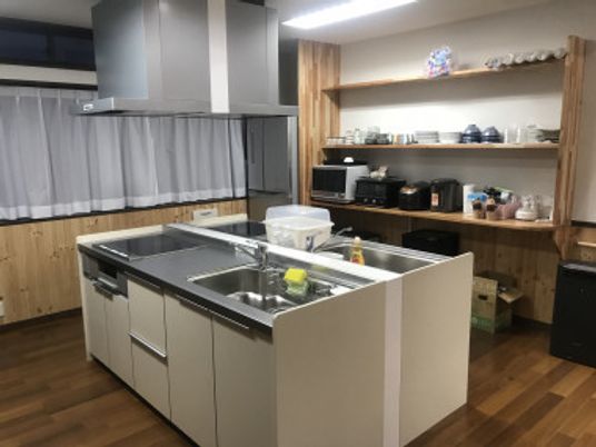 清潔感のあるキッチン設備