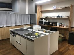 清潔なキッチン設備