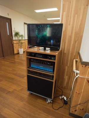 共用スペースのテレビ設備