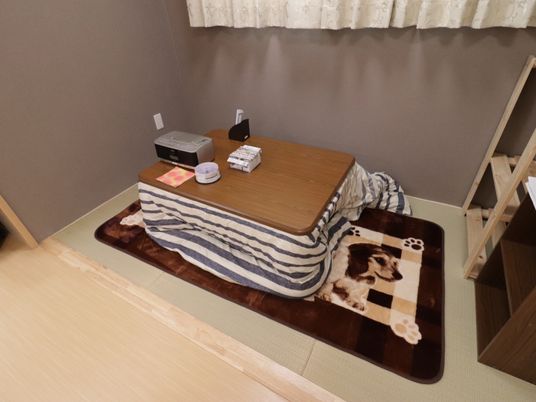 和室のこたつと畳