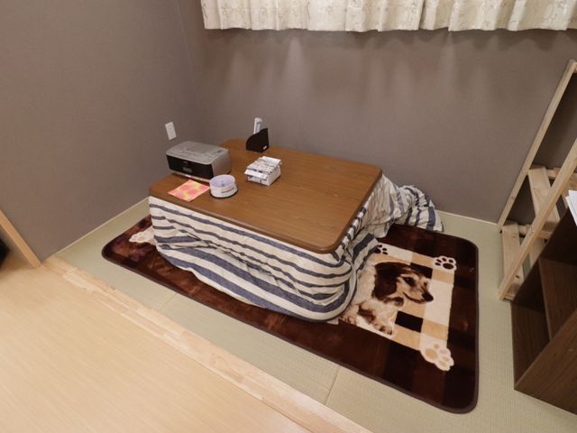 和室のこたつと畳