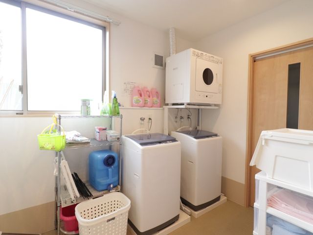 整頓された洗濯室