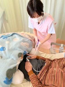 ケア中の様子を伝える居室  