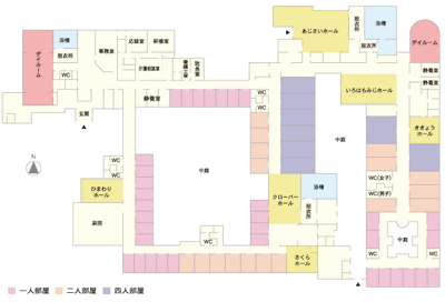 施設の階層構造図面