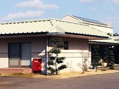 緑豊かな外観