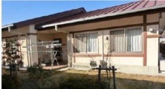 ゆとりある空間の建物