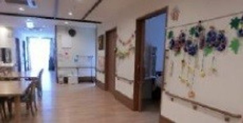 明るく広い共用エリアの様子