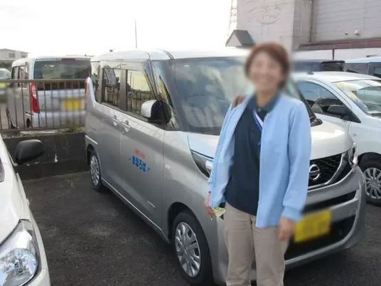 広い駐車場