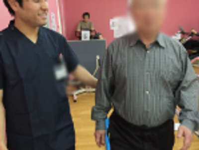 明るい機能訓練室