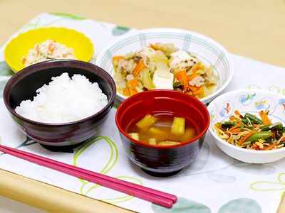 栄養たっぷりの和朝食