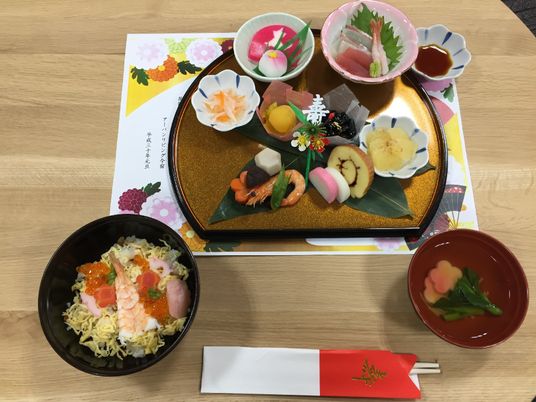 お祝いの日の特別な食事