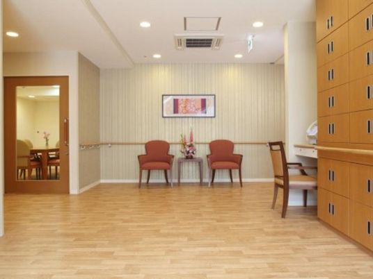 エレガントな待合スペース