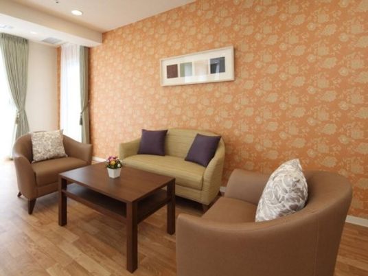 温もり感じる休憩スペース