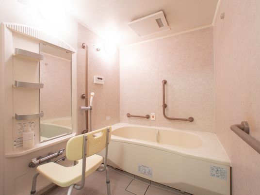 バリアフリー設計浴室