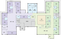 広々とした居室の間取り図