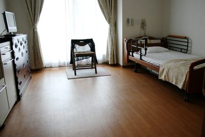 自然光が差し込む居室