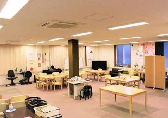 広々とした休憩室