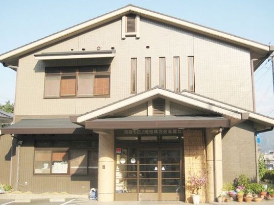 建物正面の外観  