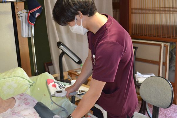 元気な介護スタッフの居室