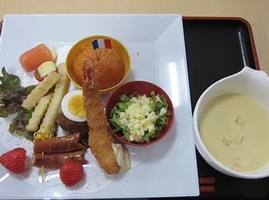 バランスの取れた食事内容
