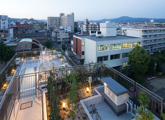 眺めの良い屋上