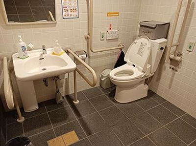 清潔なトイレ設備