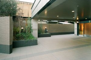開放感のあるエントランス