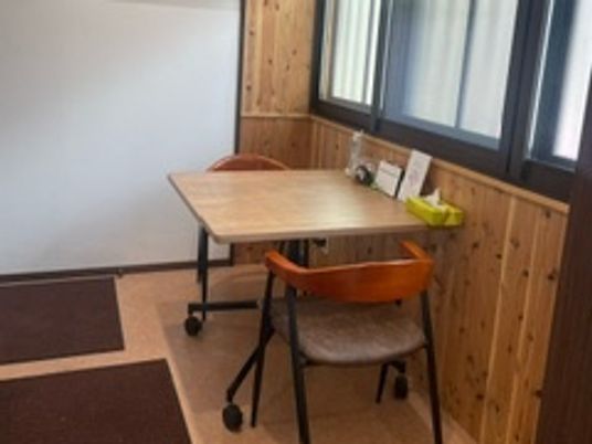 明るい共用スペース