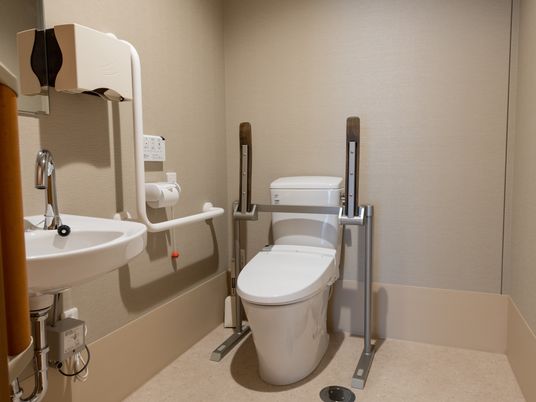 バリアフリーのトイレ設備