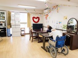 明るい共用スペース