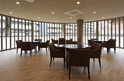 ゆったりとしたダイニングスペース