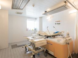 清潔な浴室設備