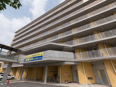 多階層のモダンな外観