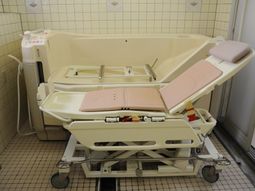 利便性の高い洗体用ベッド