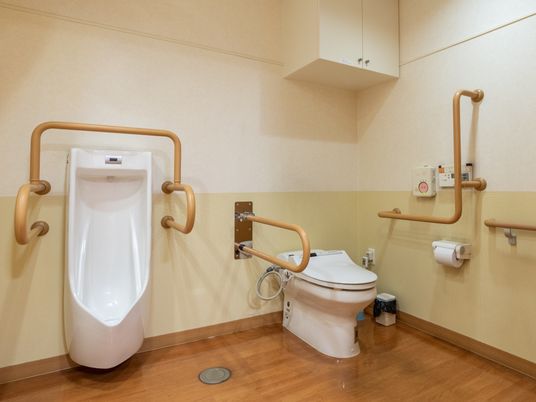 バリアフリーのトイレ設備