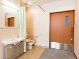 清潔なトイレ設備