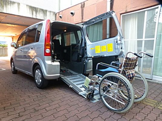 車椅子対応の外観