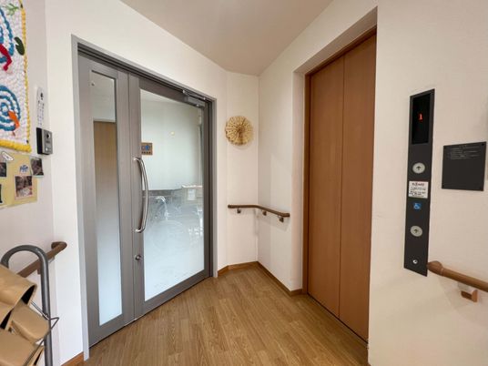 ゆったり通路と扉