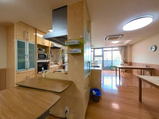 明るいリビング