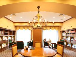 ゆったりとした読書スペース