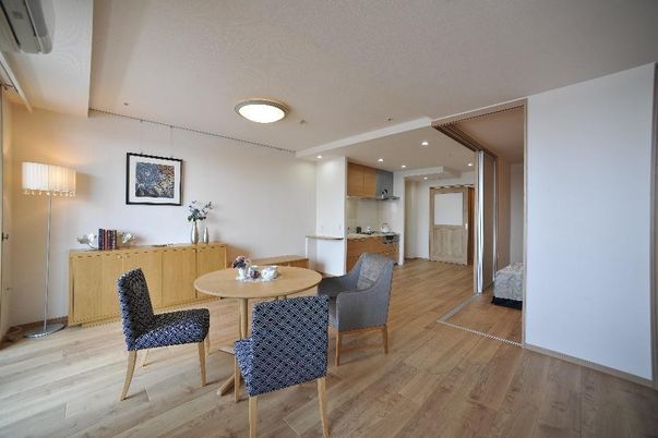 居心地の良い居室の一角
