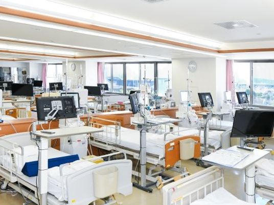 明るい機能訓練室  