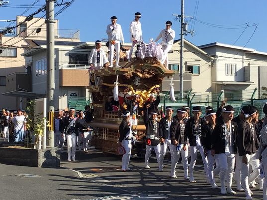 住民による祭りの風景