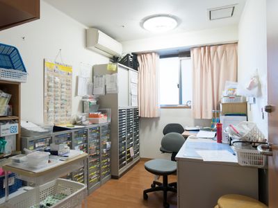 整理された医療室