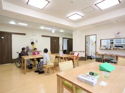 和やかな雰囲気の食堂